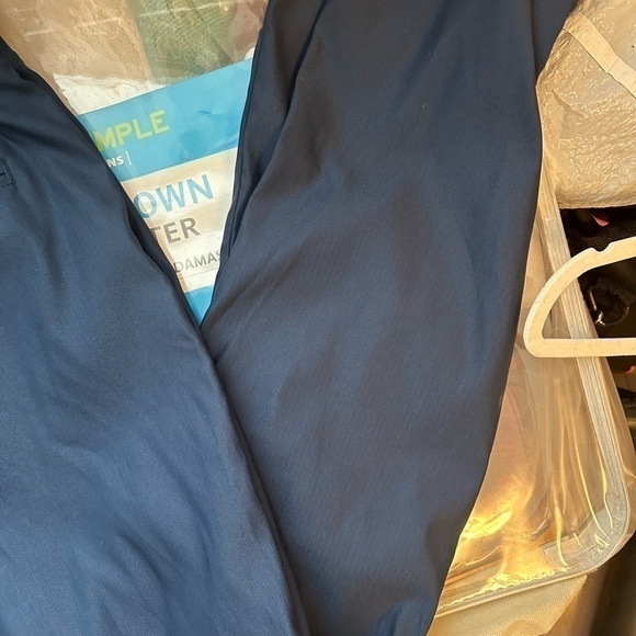 Under Armour Navy Golf Straight Leg Men Pants Elastic Waist 32x32 - Picture 8 of 8